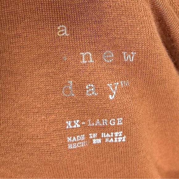 A New Day NWT Brown Slim Fit Sleeveless Tank Top Size XXL - Picture 5 of 9